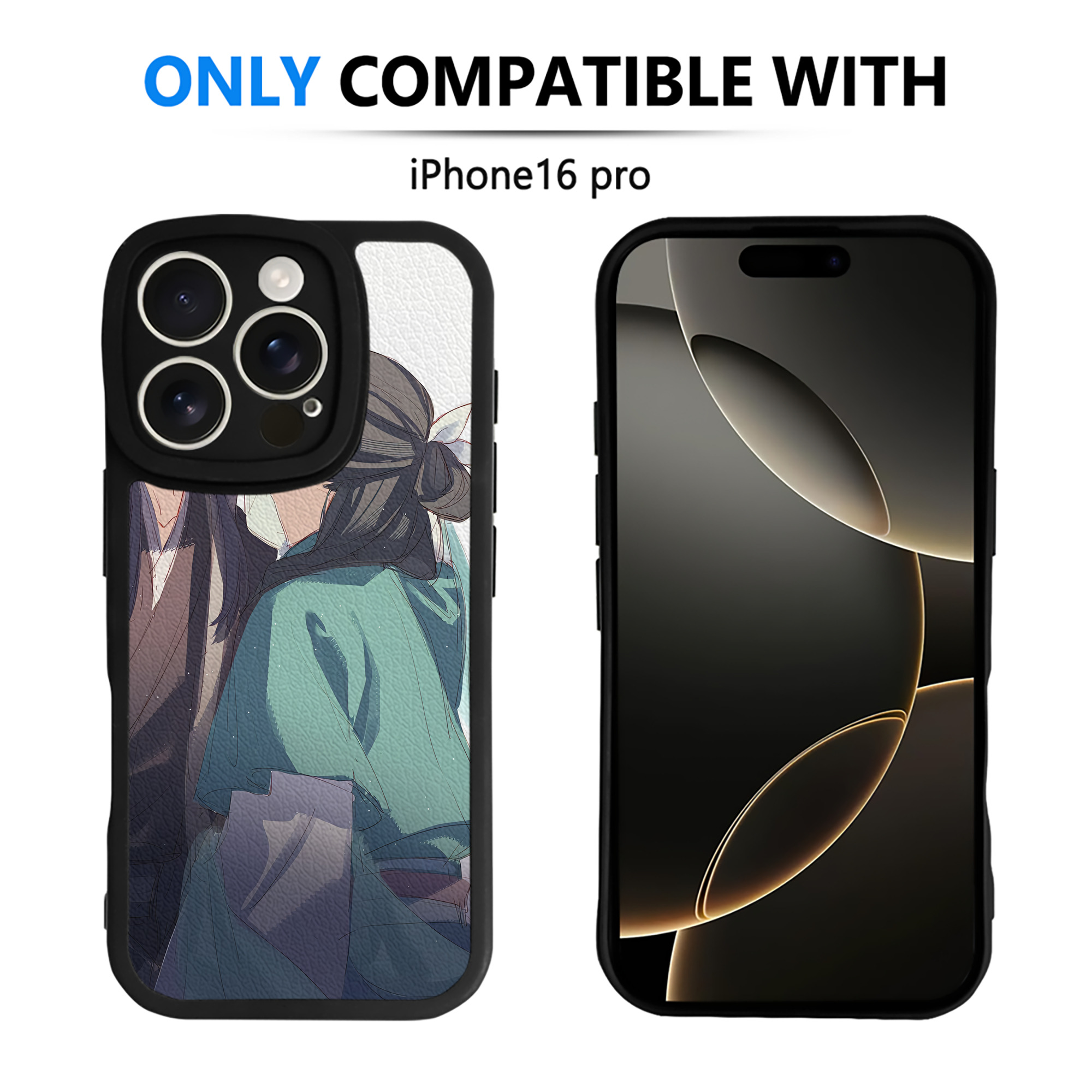 （画像用） 薬屋のひとりごと The Apothecary Diaries 【iPhone 16シリーズ対応】シリコンスマホケース（レザー調） 材質：シリコン